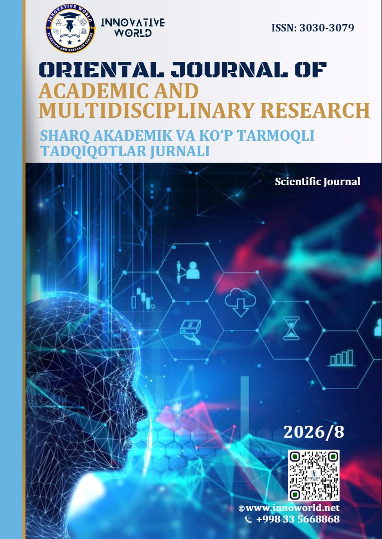 					View Vol. 3 No. 8 (2026): Oriental Journal of Academic and Multidisciplinary Research (OJAMR)
				