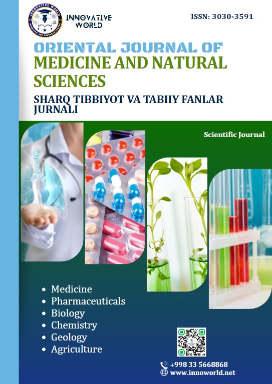 View Vol. 2 No. 4 (2025): Oriental Journal of Medicine and Natural Sciences